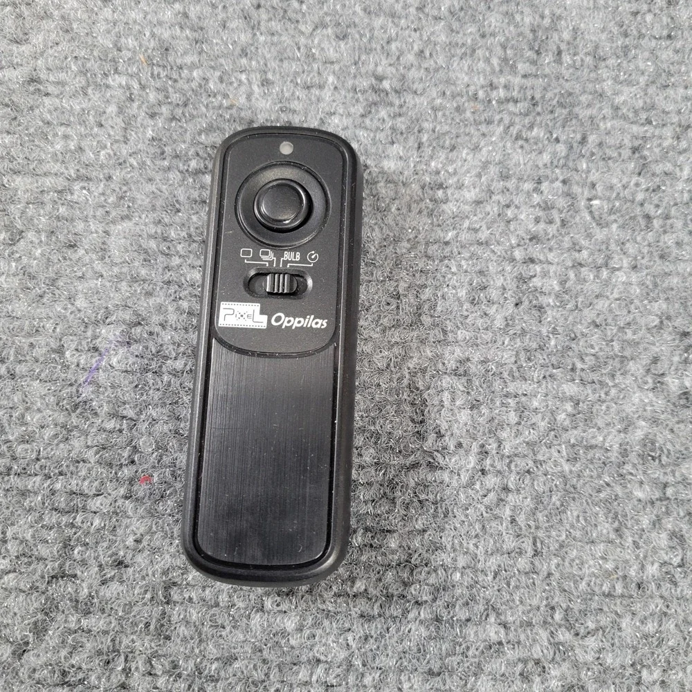 PIXEL Oppilas Wireless Shutter‎ Release Remote Control Set Black DSLR Camera